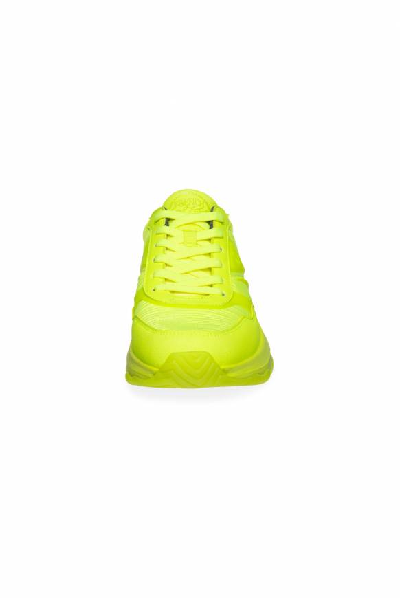 Soccx Fashion Sneaker Im Tonigen Materialmix Neon Lime