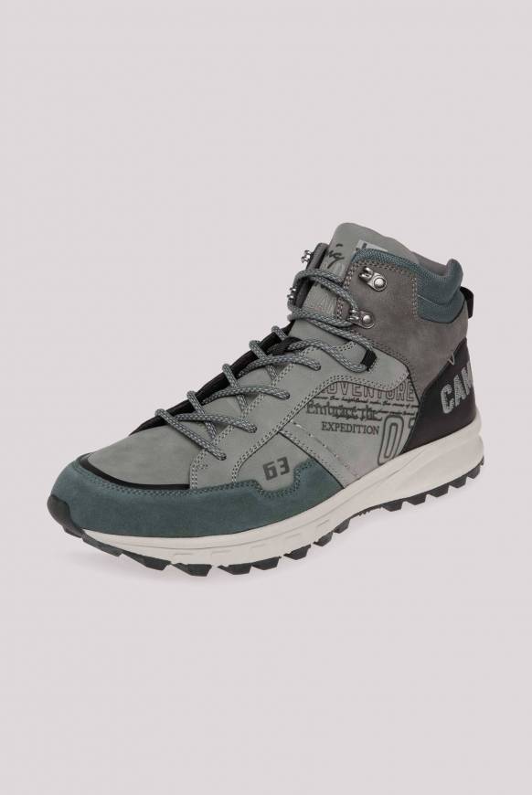 Soccx High Top Hiking Sneaker mit Logo Artworks deep forest