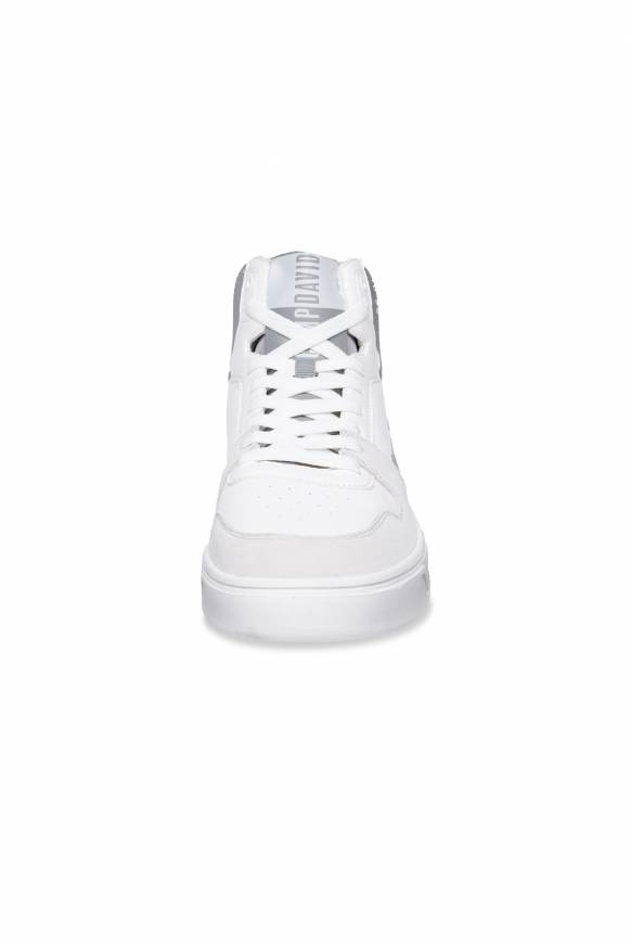 Soccx Hightop Sneaker Im Materialmix Mit Rubber Logos White