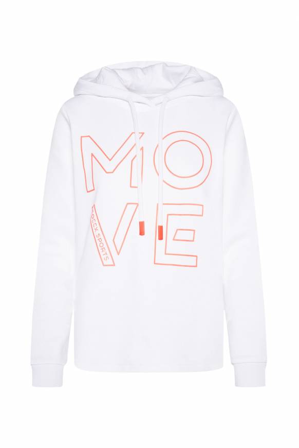 Soccx Hoodie Aus Interlock Mit Artwork Und Tapes Opticwhite