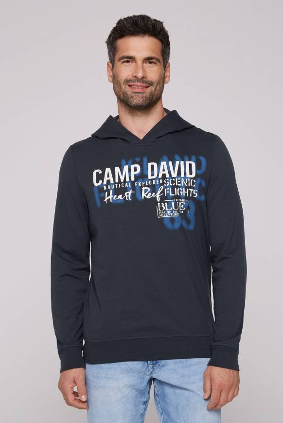 Soccx Hoodie mit Spray-Effekt-Artwork classic navy L