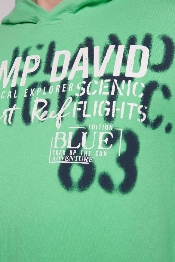 Soccx Hoodie Mit Spray-Effekt-Artwork Regatta Green