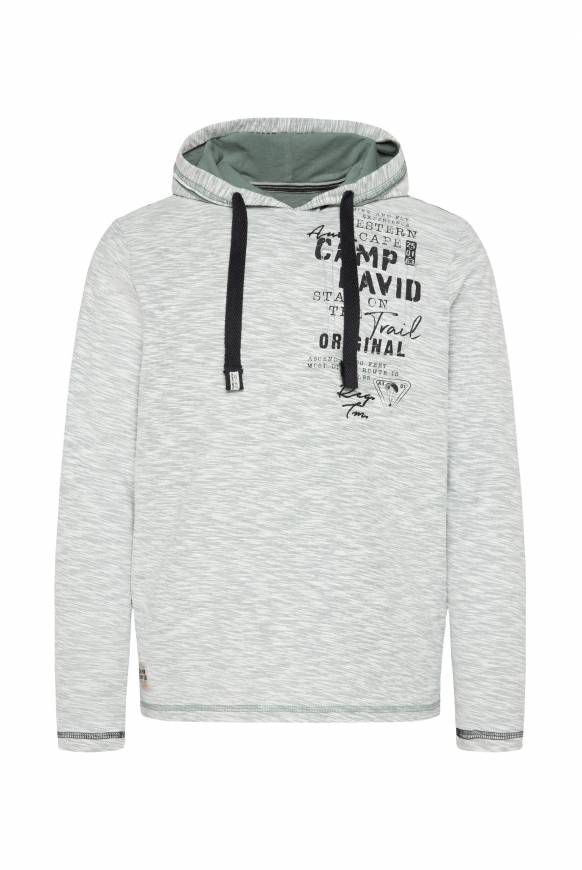 Soccx Kapuzenshirt Mit Brusttasche Und Logo Print Teal