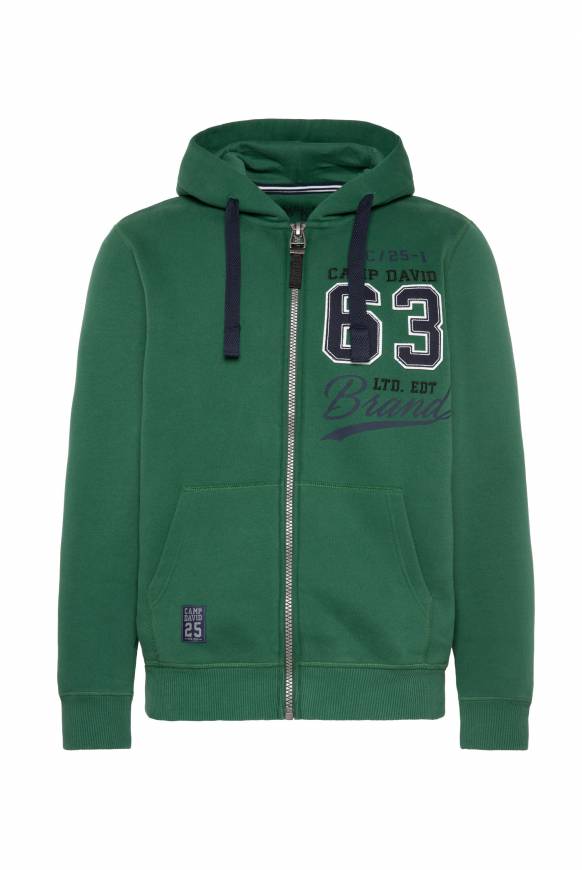 Soccx Kapuzensweatjacke Mit Retro-Artwork Raw Green