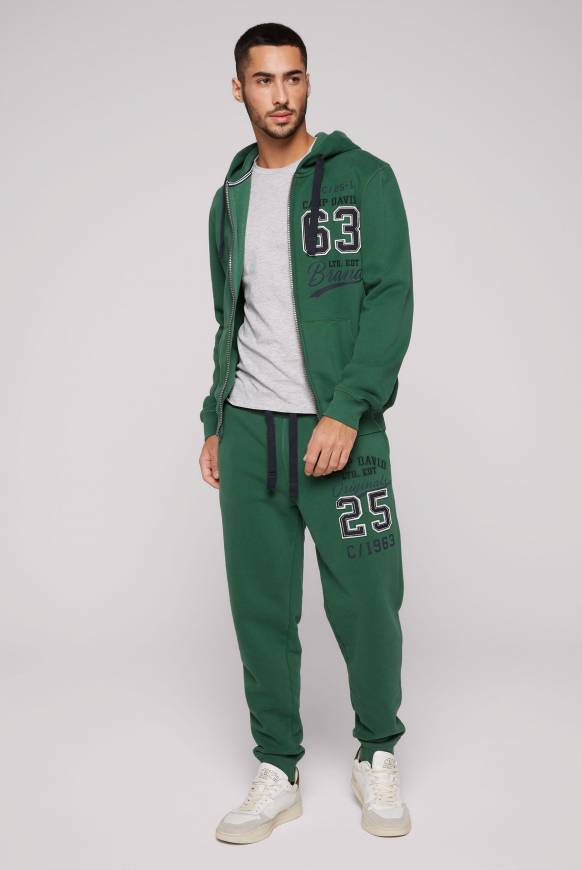 Soccx Kapuzensweatjacke Mit Retro-Artwork Raw Green