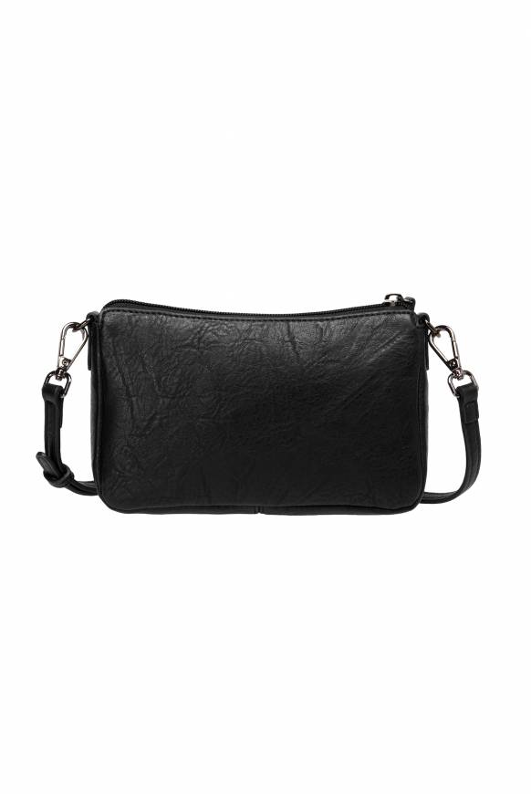 Soccx Kleine Umhängetasche Mit Logo-Prägungen Black