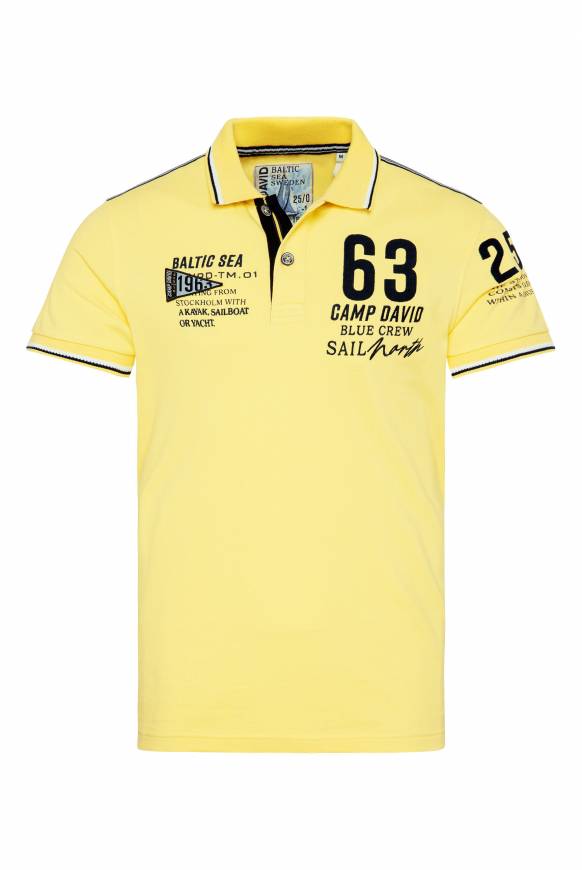 Soccx Kurzarmpolo Pikee Mit Logo Artworks Light Lime