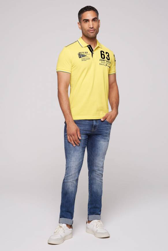 Soccx Kurzarmpolo Pikee Mit Logo Artworks Light Lime