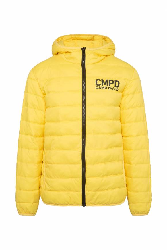 Soccx Leichte Steppjacke Mit Kapuze Industrial Yellow