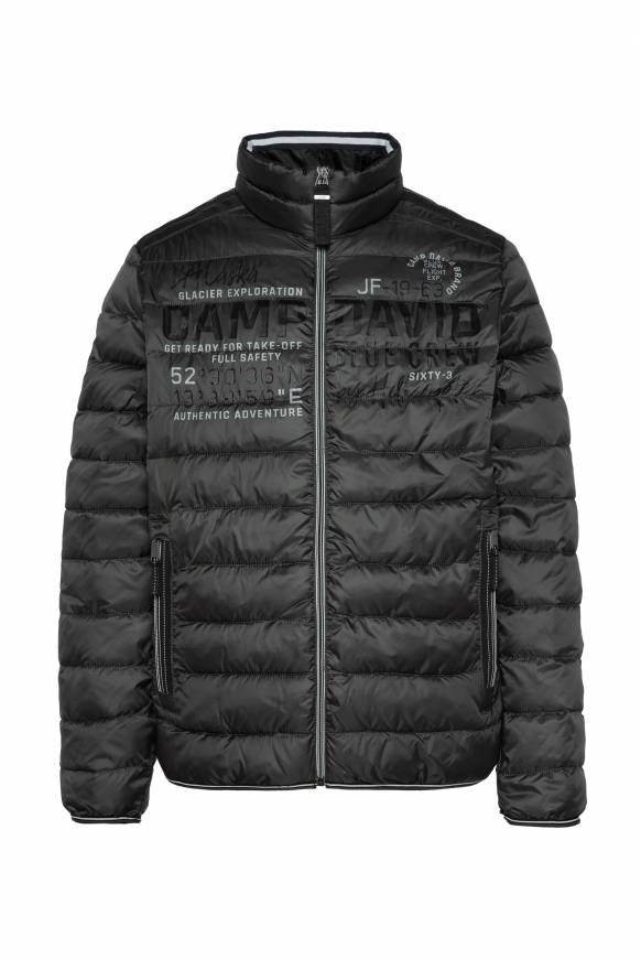 Soccx Leichte Steppjacke Mit Logo Prints Und Tapes Dark Anthra 4XL