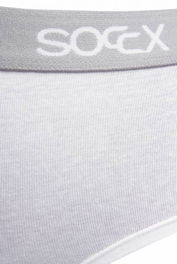 Soccx Mini Shorts Mit Breitem Logo-Bund 2 Pack Black / White XS