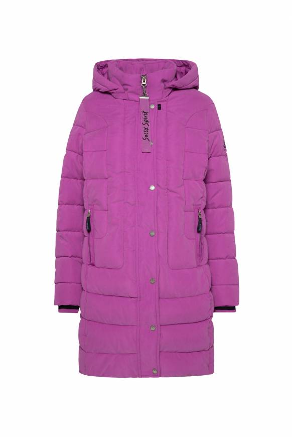 Soccx Peached Parka Mit Abtrennbarer Kapuze Iced Berry