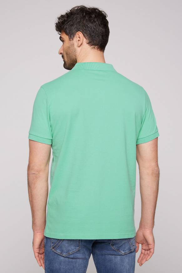 Soccx Pikee-Poloshirt Mit Sailing Print Sea Green L