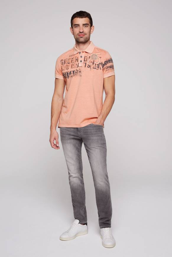 Soccx Poloshirt Mit Label-Applikationen Old Peach M