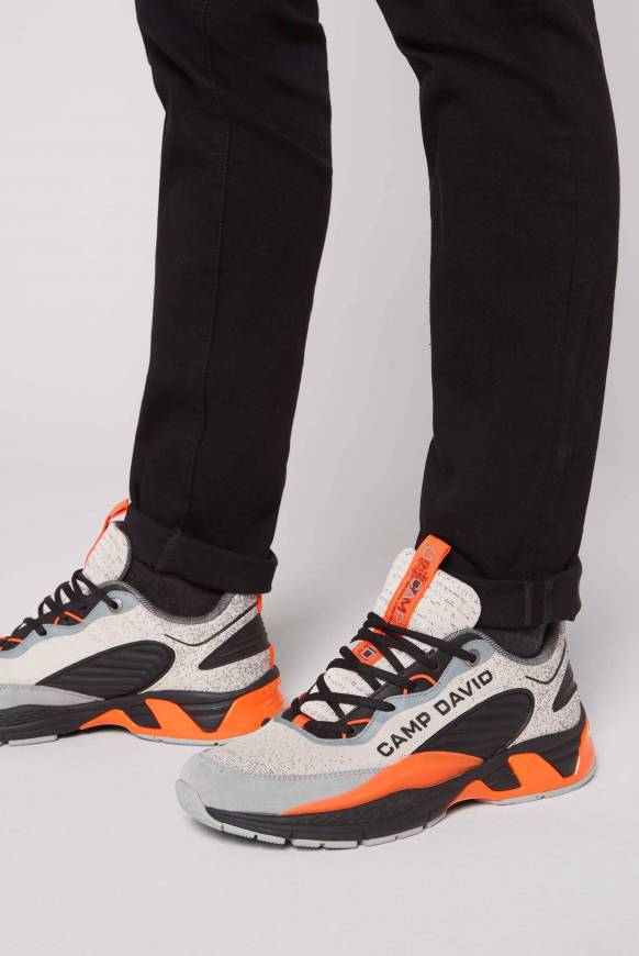 Soccx Premium Sneaker Im Knit-Design Mit 3D-Rubber-Elementen Shell / Black