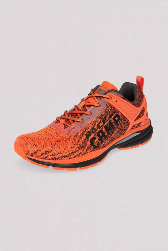 Soccx Running Sneaker mit Knit-Design und Rubber Logo signal orange