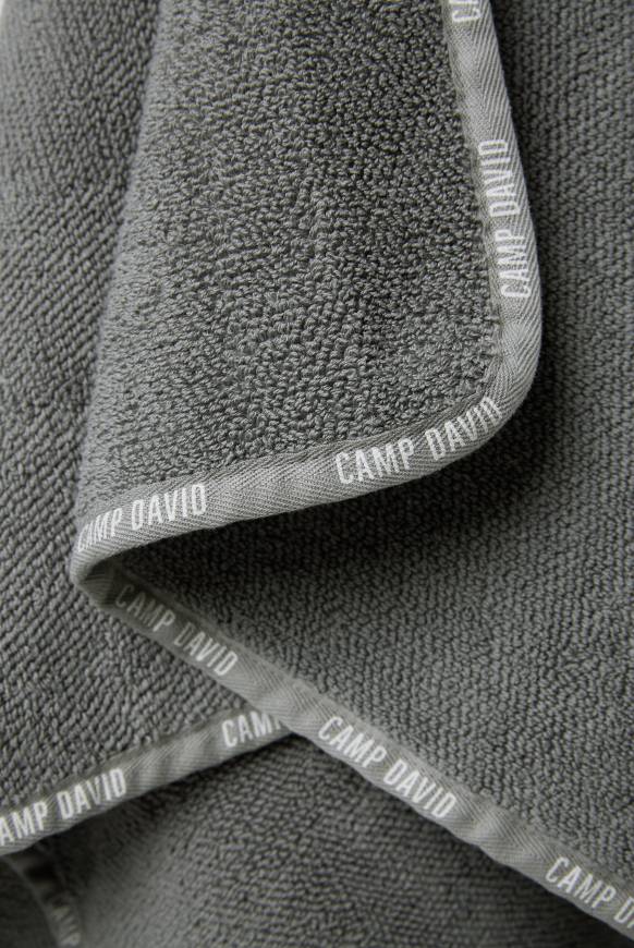 Soccx Saunahandtuch Mit Logo-Saum 100 X 140 Cm Granite