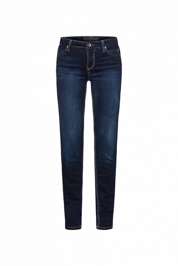 Soccx Slim Fit Jeans HE:DI Mit Kontrastnähten Dark Blue 26 32