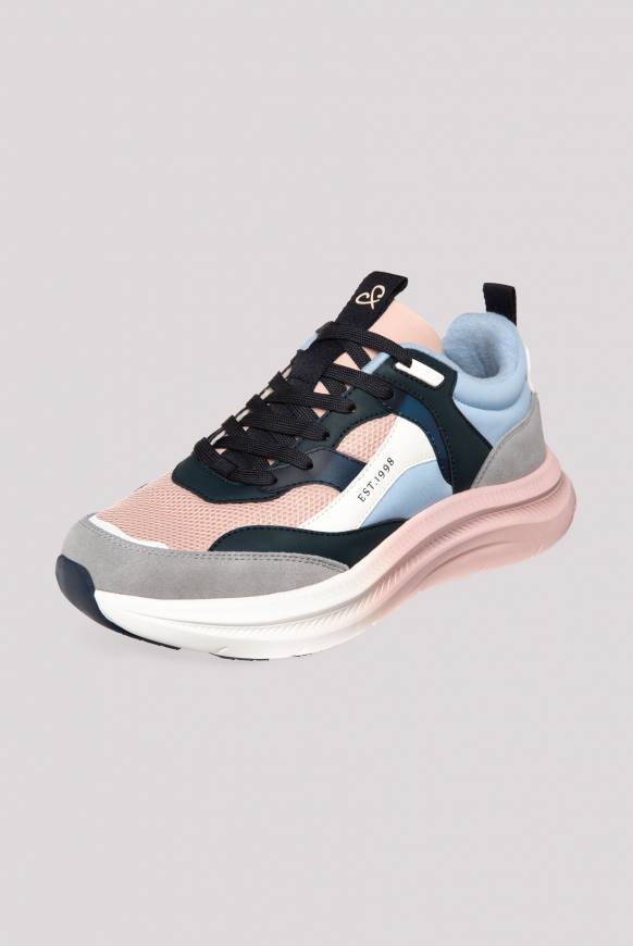 Soccx Sneaker im bunten Materialmix mit Dip-Dye-Sohle rose blush