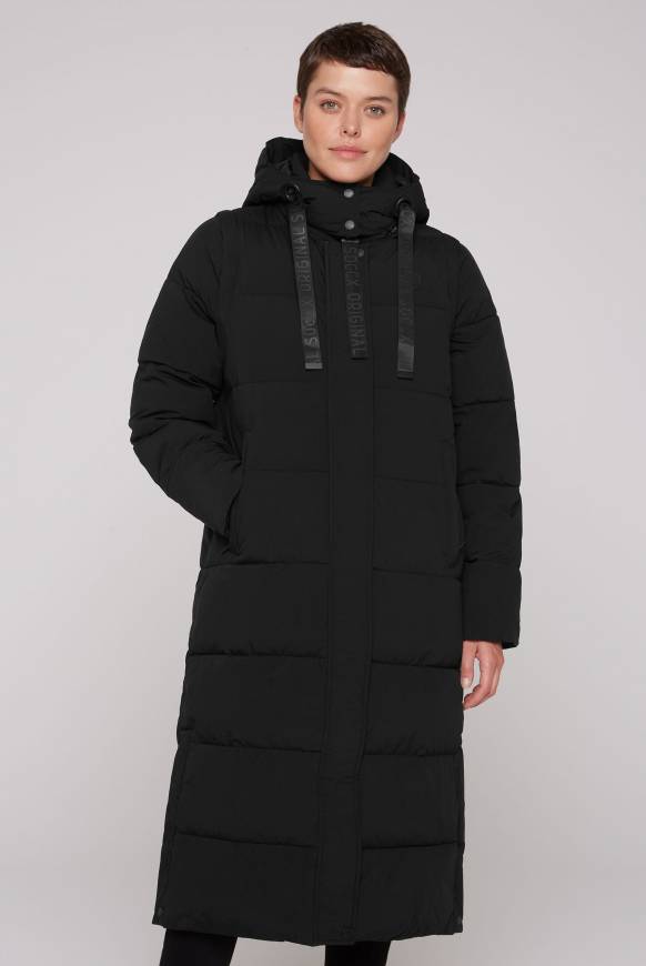 Soccx 2-in-1 Puffer Coat und Weste black