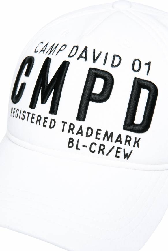 Soccx Base Cap Mit 3D-Stickerei Opticwhite