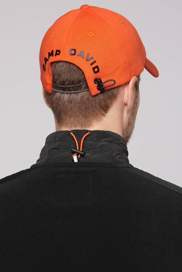 Soccx Base Cap Mit Rubber Prints Signal Orange