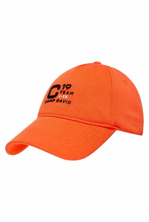Soccx Base Cap Mit Rubber Prints Signal Orange