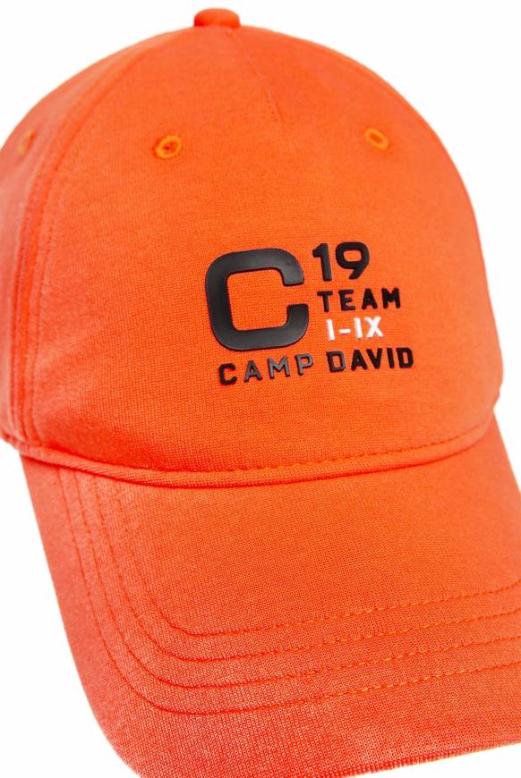 Soccx Base Cap Mit Rubber Prints Signal Orange