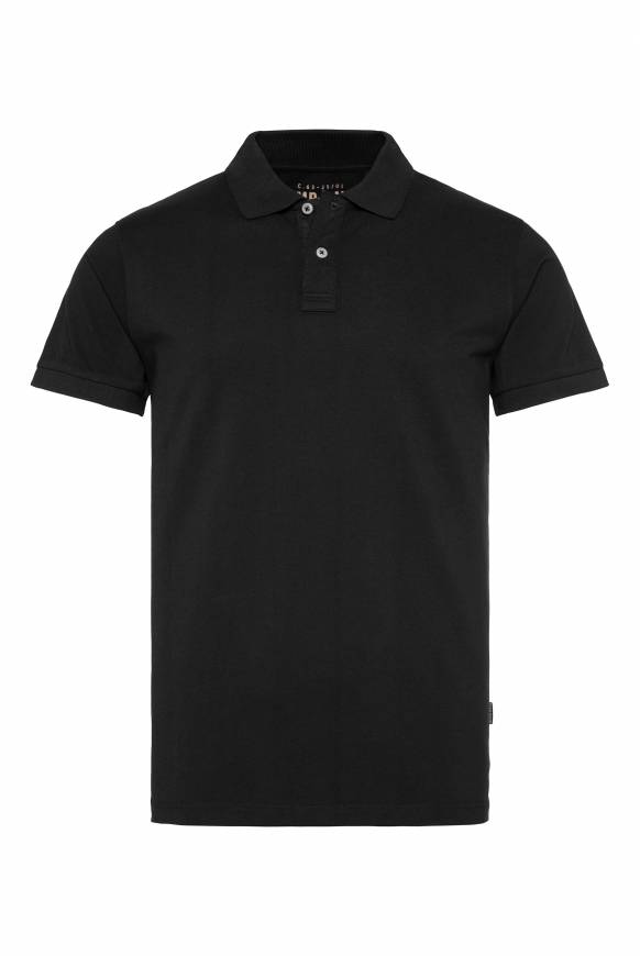 Soccx Basic Pikee-Polo Mit Trikotkragen Black