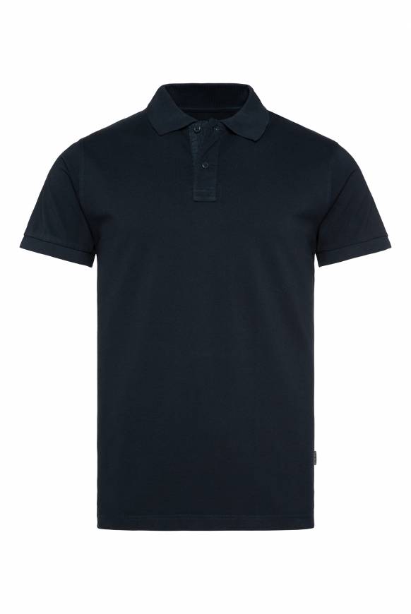 Soccx Basic Pikee-Polo Mit Trikotkragen Blue Navy