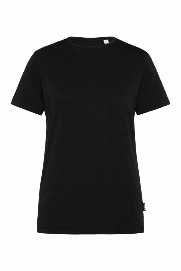 Soccx Basic T-Shirt Mit Rundhalsausschnitt Black