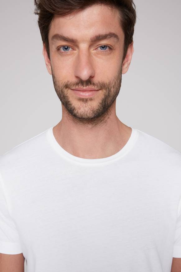 Soccx Basic T-Shirt Rundhals 2er-Pack Opticwhite