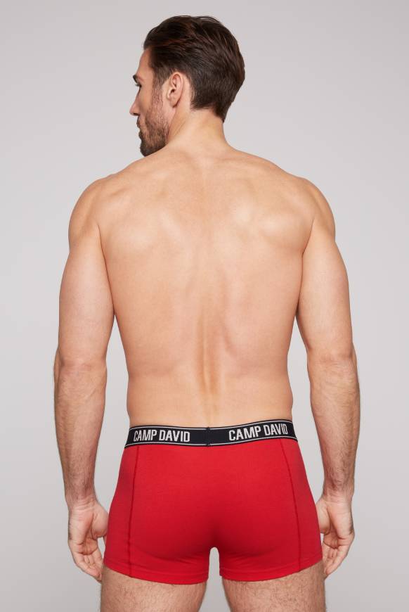 Soccx Boxershorts Mit Logo-Bund, 2er-Pack Red / Navy