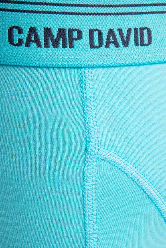 Soccx Boxershorts Mit Logo-Bund Aqua