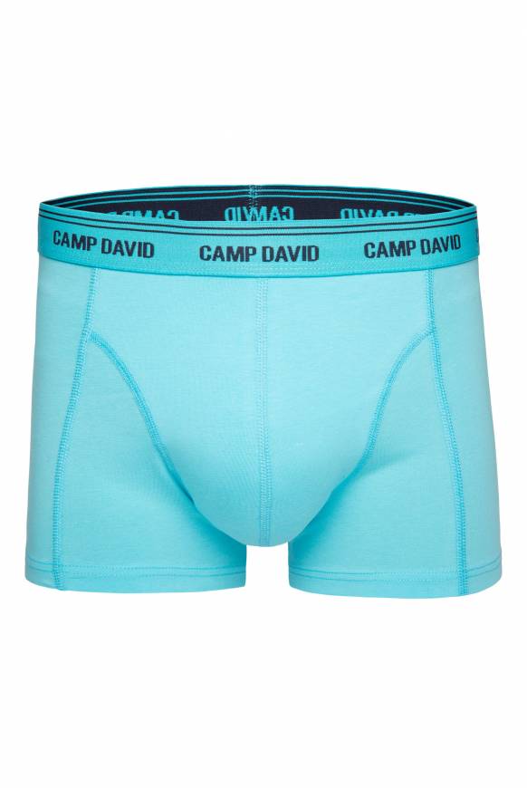 Soccx Boxershorts Mit Logo-Bund Aqua