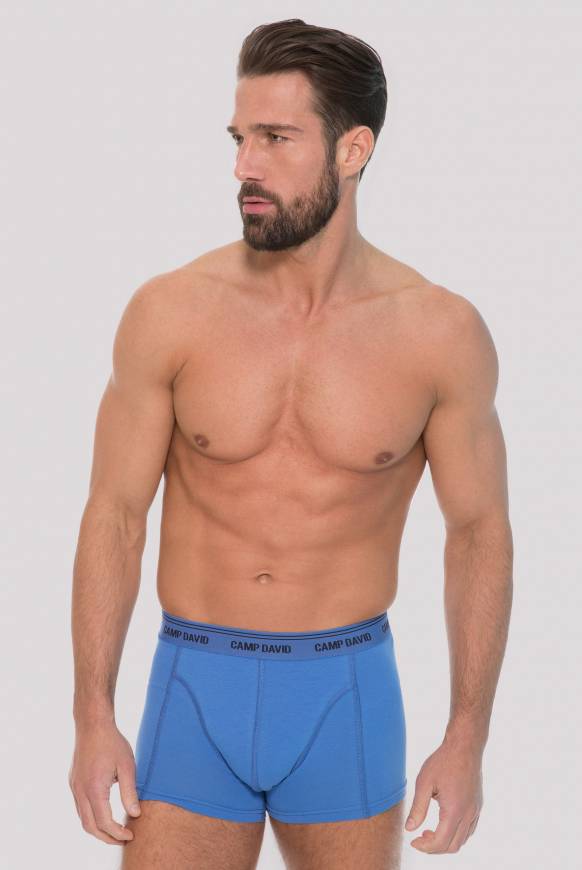 Soccx Boxershorts mit Logo-Bund deep sky