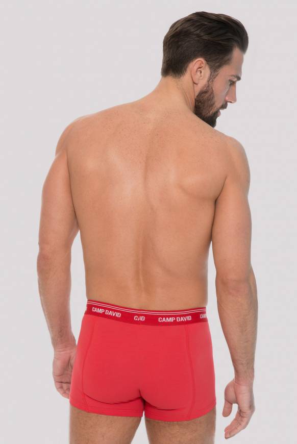 Soccx Boxershorts Mit Logo-Bund Lobster Red