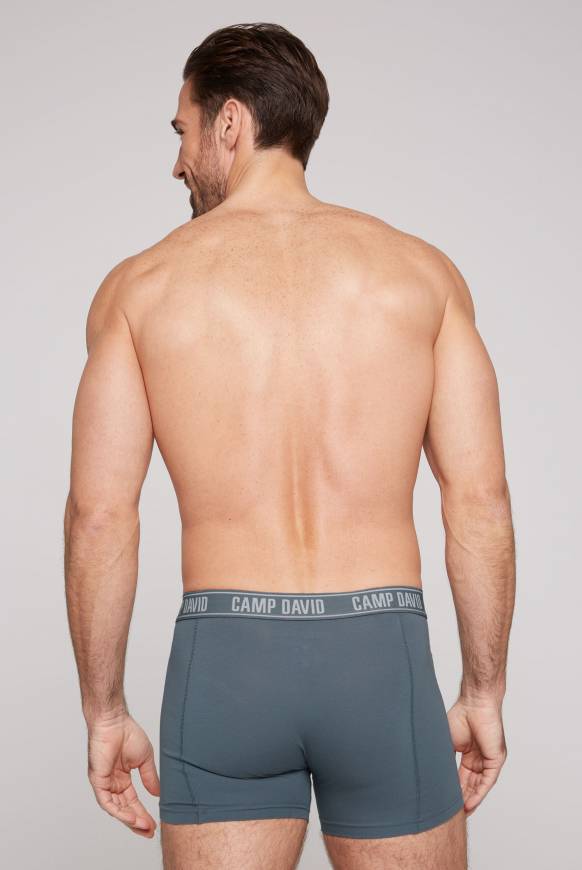 Soccx Boxershorts Mit Logo-Bund Surf Grey