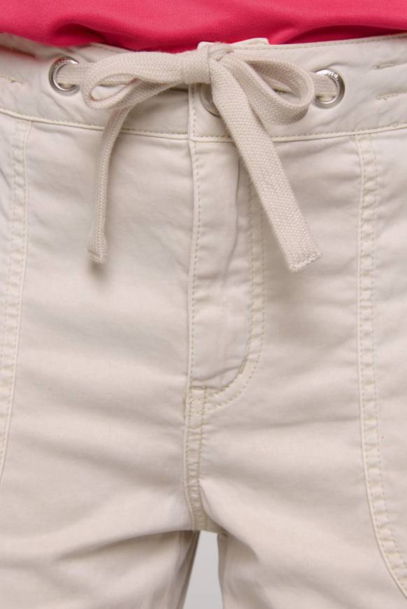 Soccx Cargohose Mit Print Artwork Stone Beige