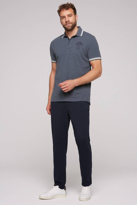 Soccx Chinohose Mit Jogger-Details Blue Navy