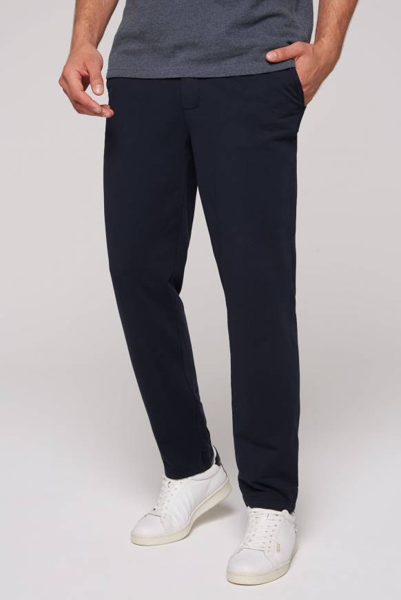 Soccx Chinohose mit Jogger-Details blue navy