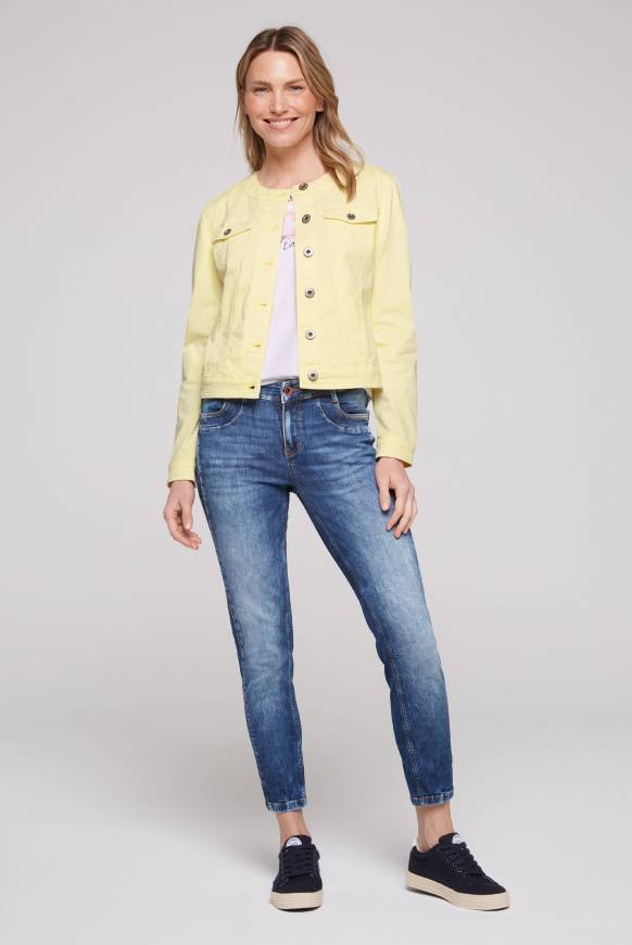 Soccx Coloured Jeansjacke JE:SSY Faded Yellow