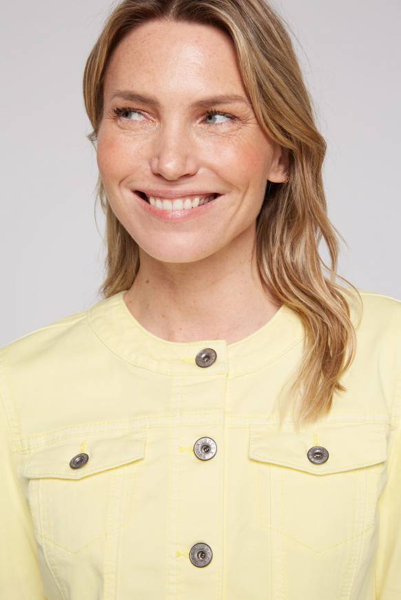 Soccx Coloured Jeansjacke JE:SSY Faded Yellow