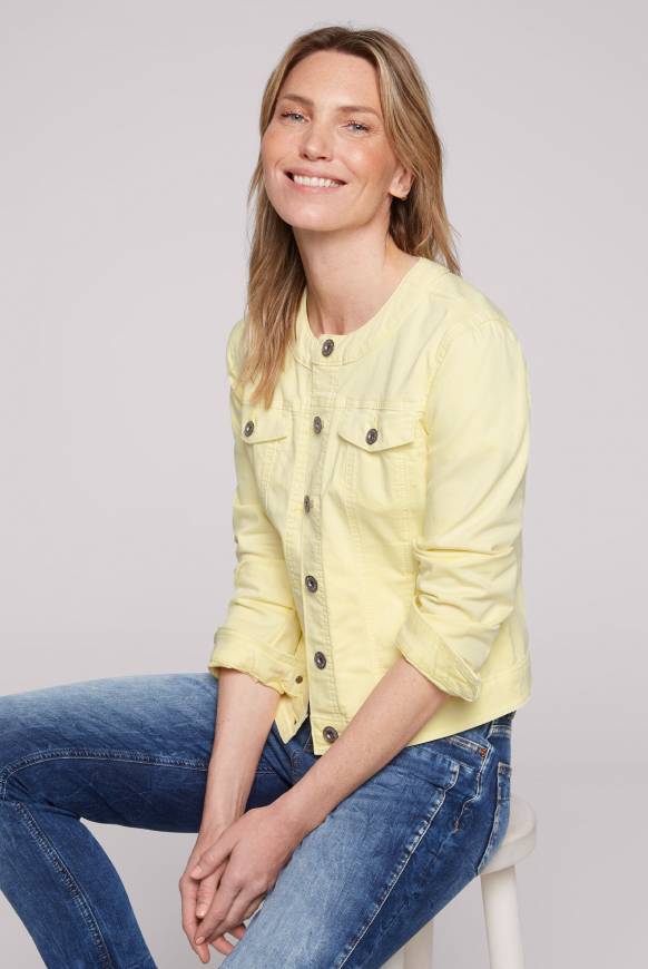 Soccx Coloured Jeansjacke JE:SSY faded yellow