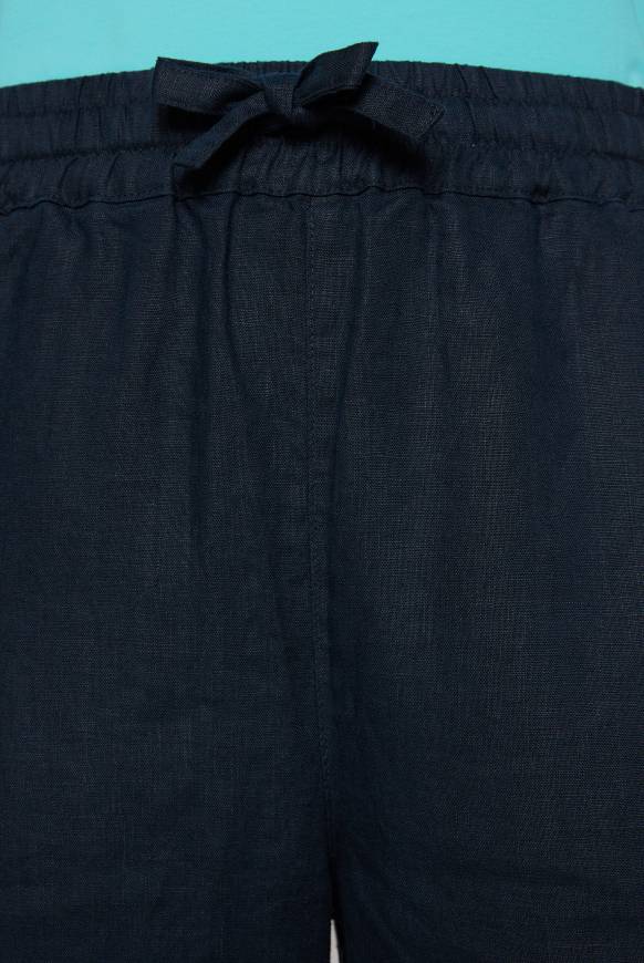 Soccx Culotte Aus Leinen Mit Elastikbund Blue Navy
