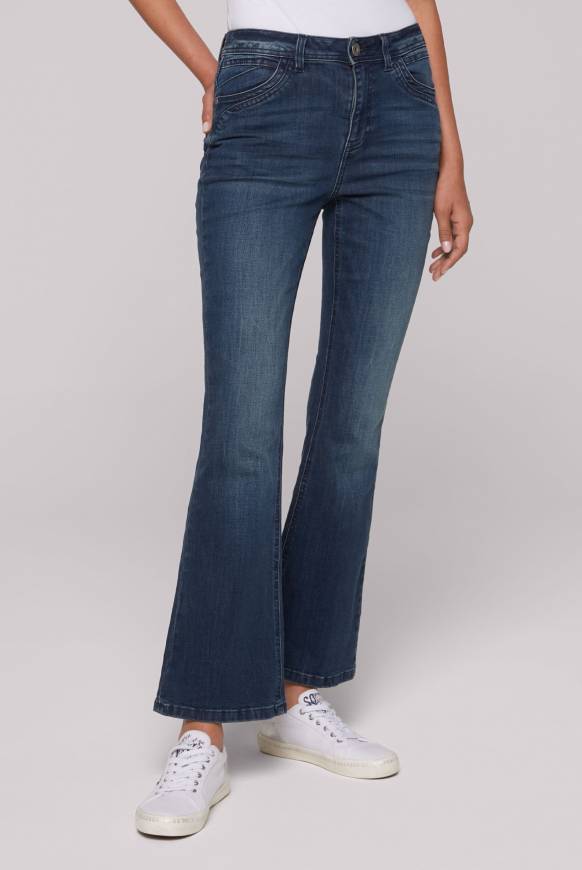 Soccx Flared Jeans PA:LA Regular Fit deep sea