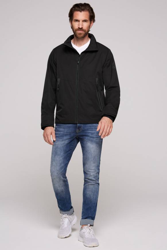 Soccx Funktionsjacke Mit Kapuze Und Tapes Black