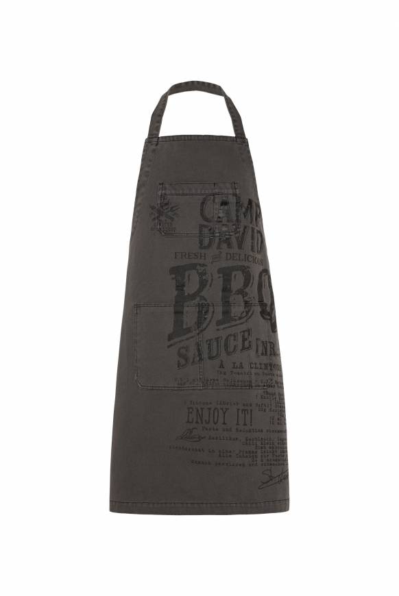 Soccx Grillschürze Mit BBQ Print Granite
