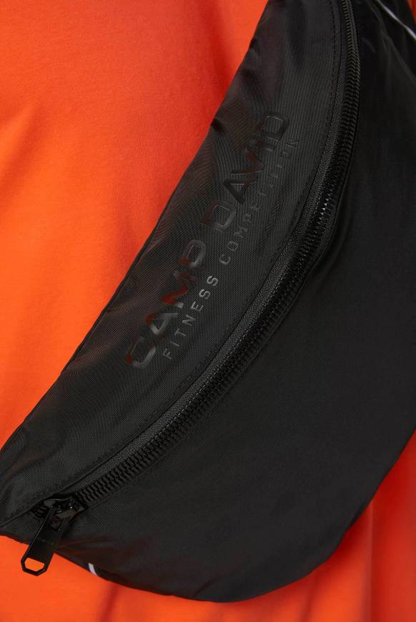 Soccx Große Gürteltasche Mit Logo Print Black