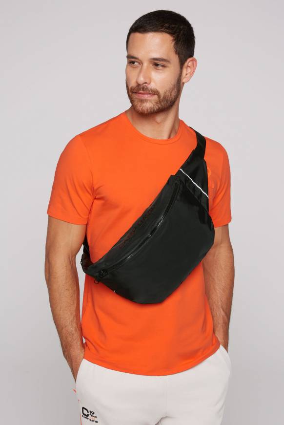 Soccx Große Gürteltasche mit Logo Print black